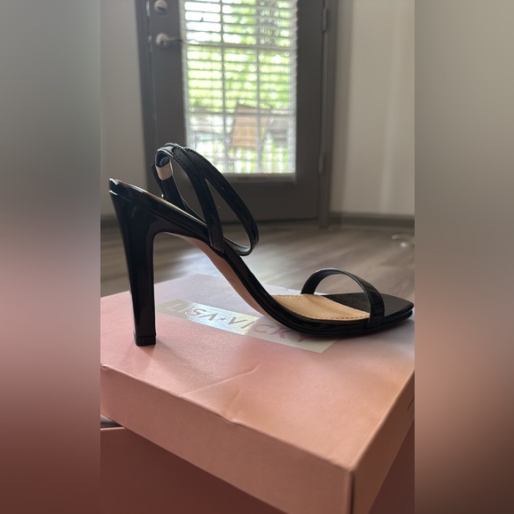Lisa Vicky 🔥 Elegant Black Strappy Heels Size 8 - Picture 2 of 12